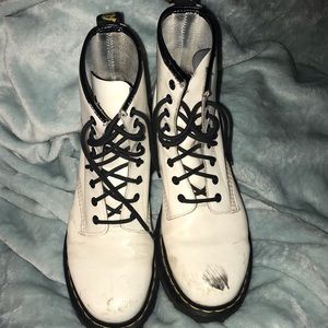 white doc martens